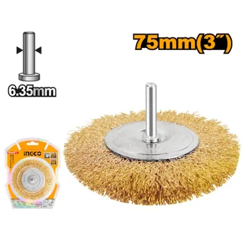 Ingco žičana četka točak 75mm WB40751 Ingco žičana četka točak 75mm WB40751