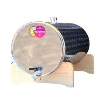 Inox bačva za rakiju 45 L - horizontalna 037696 Inox bačva za rakiju 45 L - horizontalna 037696