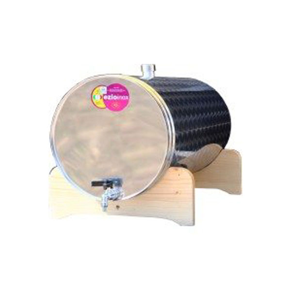 Inox bačva za rakiju 45 L - horizontalna 037696 Inox bačva za rakiju 45 L - horizontalna 037696