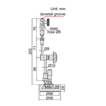 Insize držač mernog sata sa vakumom 6217-B	-1