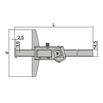 Insize digitalni dubinomer 0-300mm IN1144-300A-2