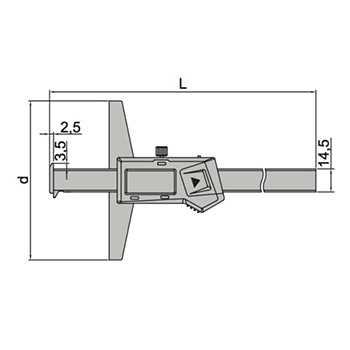 Insize digitalni dubinomer 0-300mm IN1144-300A Insize digitalni dubinomer 0-300mm IN1144-300A