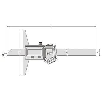 Insize digitalni dubinomer IN1149-300-1