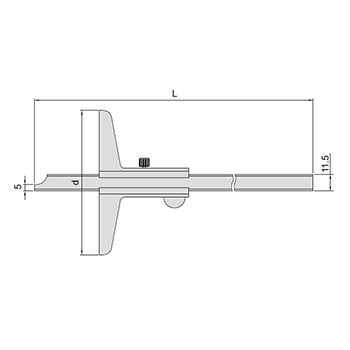 Insize dubinomer sa nonijusom 0-150mm IN1240-150-1