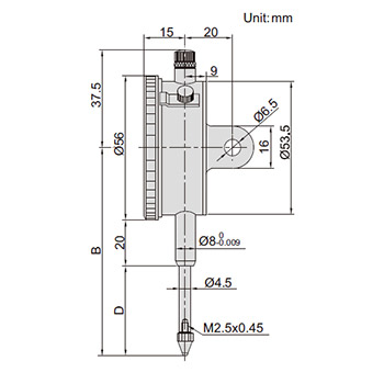 Insize merni sat - komparater IN2310-20FA-1