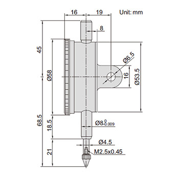 Insize merni sat - komparater otporan na udarce IN2314-10FA-1