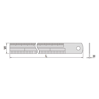 Insize lenjir 500mm IN7110-500-1