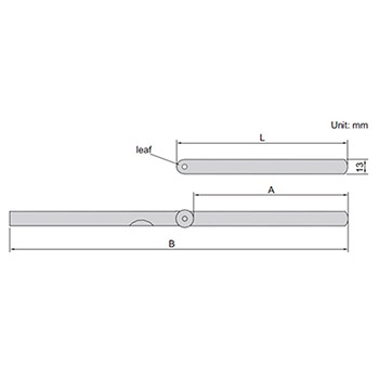 Insize merni listići 200mm IN4605-201-1