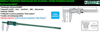 Insize digitalno pomično merilo 500mm IN1106-501 Insize digitalno pomično merilo 500mm IN1106-501