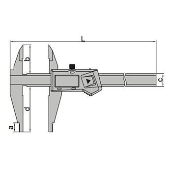 Insize digitalno pomično merilo 200mm IN1171-200-1