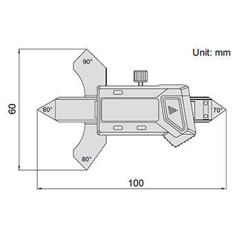 Insize merilo za zavarene spojeve digitalno IN4831-20A-1