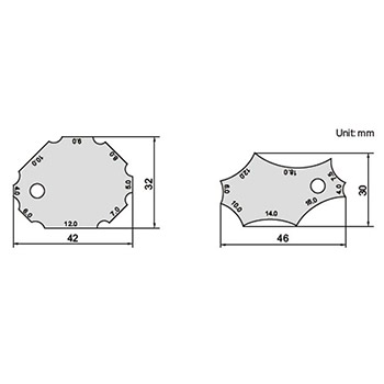 Insize merilo za zavarene spojeve IN4832-1 Insize merilo za zavarene spojeve IN4832-1
