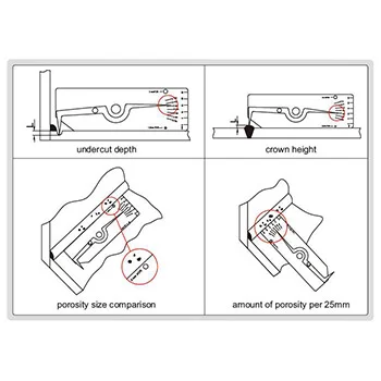 Insize merilo za zavarene spojeve IN4834-1-2