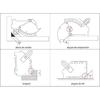 Insize merilo za zavarene spojeve IN4835-1 Insize merilo za zavarene spojeve IN4835-1