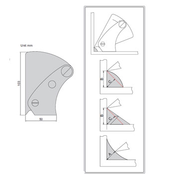 Insize merilo za zavarene spojeve 4840-1 Insize merilo za zavarene spojeve 4840-1