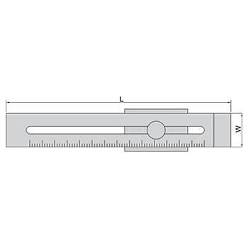 Insize merilo za obeležavanje 200mm IN7120-200A-1