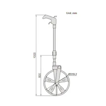 Insize merni točak 0.1-9999.9m 7145-1 Insize merni točak 0.1-9999.9m 7145-1