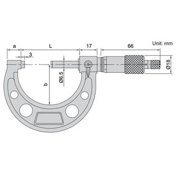 Insize mikrometri precizni u garnituri 0-100mm 3210-1004A Insize mikrometri precizni u garnituri 0-100mm 3210-1004A