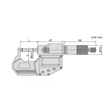 Insize mikrometar digitalni 0-25mm 3560-25SA-2