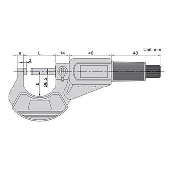 Insize mikrometar digitalni 25-50mm IN3109-50A-1