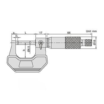 Insize mikrometar za spoljno merenje 50-75mm IN3202-75A-1
