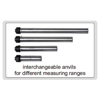 Insize mikrometar sa izmenljivim nastavcima 0-100mm IN3206-100A Insize mikrometar sa izmenljivim nastavcima 0-100mm IN3206-100A