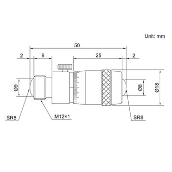 Insize mikrometar štapni za unutrašnje merenje 50-600mm IN3222-600-1