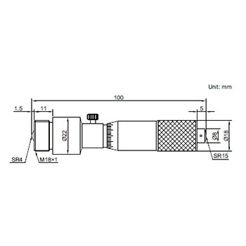 Insize mikrometar štapni za unutrašnje merenje 100-2100mm IN3225-2100 Insize mikrometar štapni za unutrašnje merenje 100-2100mm IN3225-2100