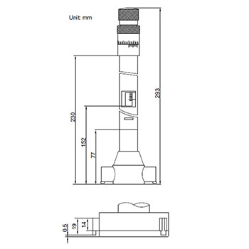 Insize mikrometar trokraki 50-70mm IN3228-70-1