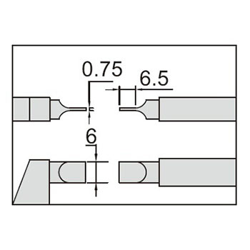 Insize mikrometar sa nožastim vrhom 0-25mm IN3232-25A-2