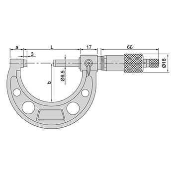 Insize mikrometar 0-25mm IN3203-25A Insize mikrometar 0-25mm IN3203-25A