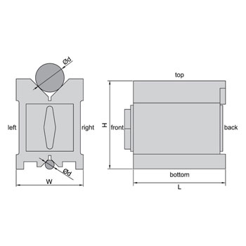 Insize prizme magnetne 100x70x95mm 6889-2 Insize prizme magnetne 100x70x95mm 6889-2