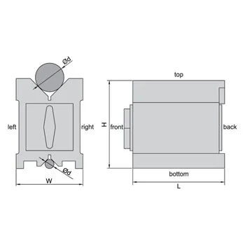 Insize prizme magnetne 100x70x95mm 6889-2 Insize prizme magnetne 100x70x95mm 6889-2
