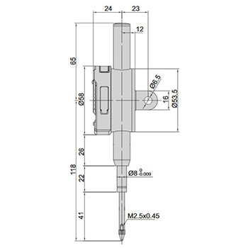 Insize digitalni merni sat IN2112-251F-1