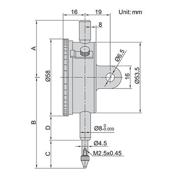 Insize merni sat 0-3mm IN2313-3F-1