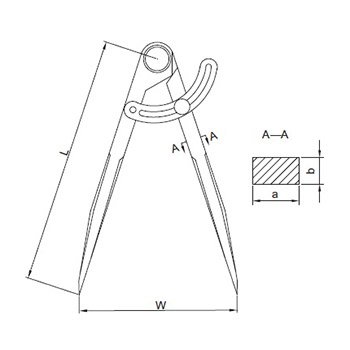 Insize šestar sa podešavajućim lukom 250mm IN7247-250-1