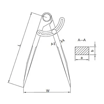 Insize šestar sa podešavajućim lukom 300mm IN7247-300 Insize šestar sa podešavajućim lukom 300mm IN7247-300