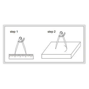 Insize šestar sa podešavajućim lukom 300mm IN7247-300 Insize šestar sa podešavajućim lukom 300mm IN7247-300