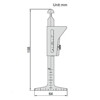 Insize merilo za zavarene spojeve cevi (smicometar) 4839-1 Insize merilo za zavarene spojeve cevi (smicometar) 4839-1