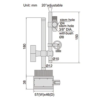 Insize stalak magnetni za neravne površine IN6215-60 Insize stalak magnetni za neravne površine IN6215-60