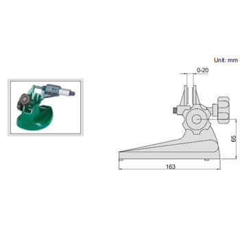 Insize stalak za mikrometre do 100mm 6301-1