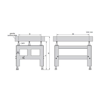 Insize stalak za kontrolnu ploču 6902-106A-1