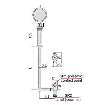 Insize subitor ugaoni 160-250mm IN2827-250A-1