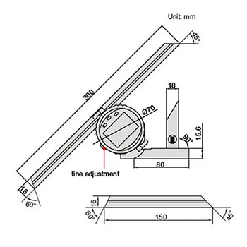 Insize digitalni uglomer (0-360 stepeni) IN2172-360A Insize digitalni uglomer (0-360 stepeni) IN2172-360A