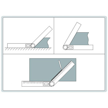 Insize digitalni uglomer 200mm IN2176-200-2