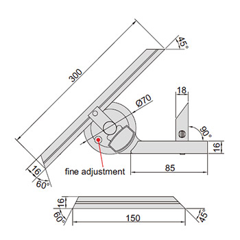 Insize uglomer sa lupom IN2372-360-2