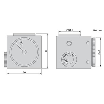 Insize uređaj za određivanje centra sa magnetom IN2397-502A-1