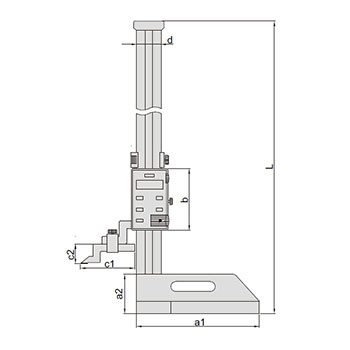 Insize digitalni visinomer 1000mm IN1150-1000-1