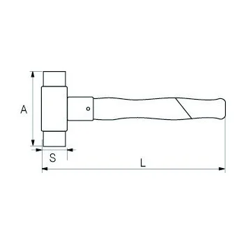 Irimo čekić bez odskakanja sa najlonskom oblogom 1500g 529631 Irimo čekić bez odskakanja sa najlonskom oblogom 1500g 529631