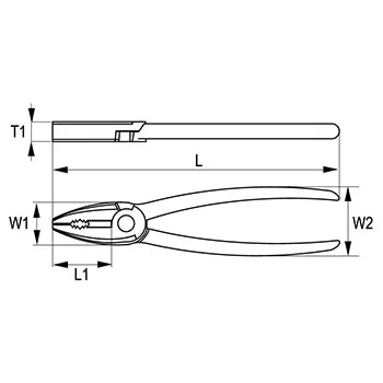 Irimo kombinovana klešta izolovana 1000V 160mm 601V-160-1-5